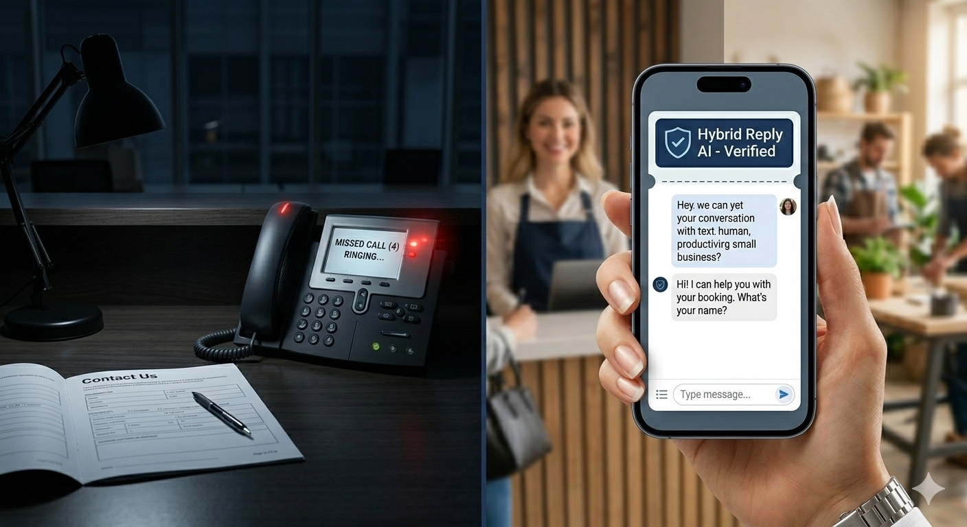 Fix Your Broken Contact Form: Why Small Businesses are Switching to Automated Chat.