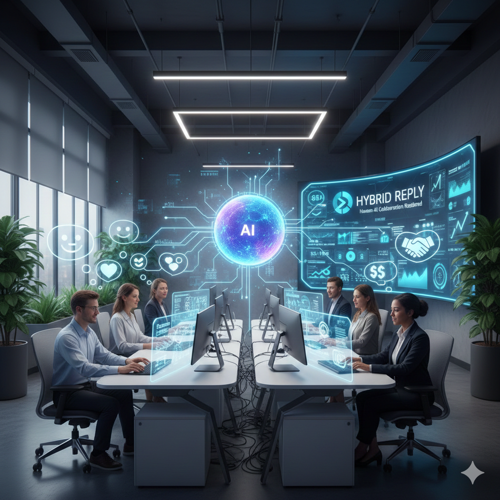 Hybrid Reply: Revolutionizing AI-Powered Customer Service & Sales Engagement