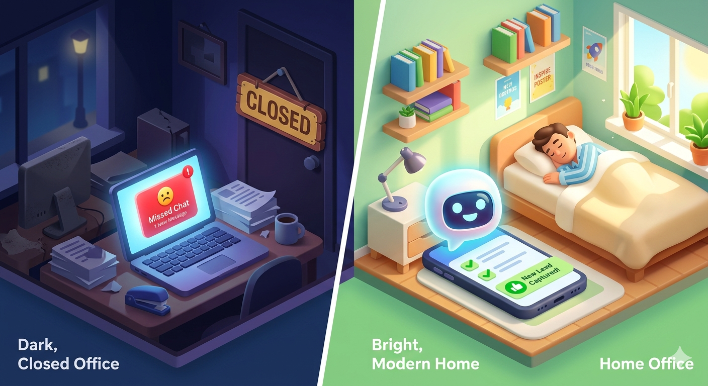 Stop Losing Leads: How AI Chat Captures Sales 24/7