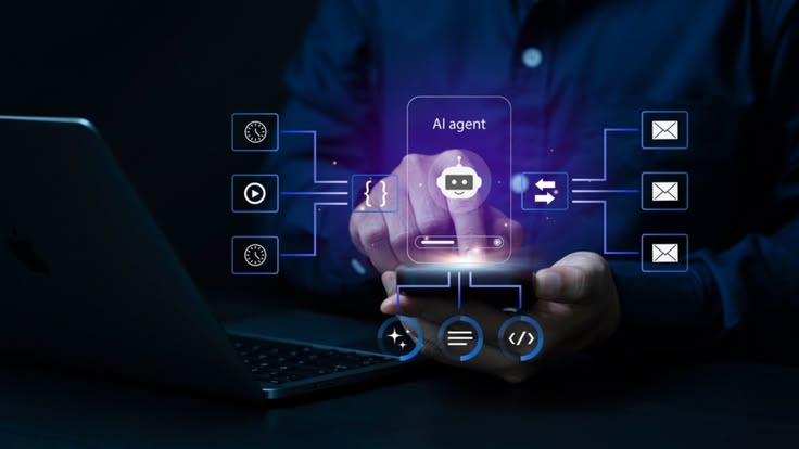 A business leader avoiding common AI chatbot implementation errors, optimizing customer service with intelligent software.