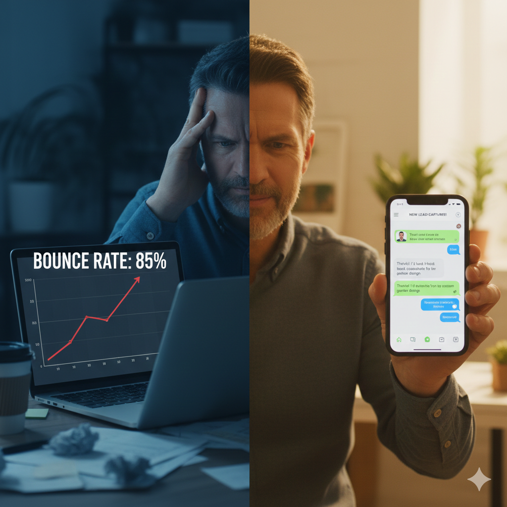Your Website is Leaking Money: Fix Your Bounce Rate with Website Chat Automation